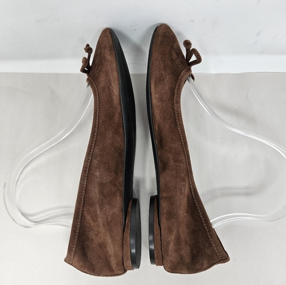 Vionic Callisto Womens Ballet Flats Brown Suede Slip On Casual Comfort - Picture 5 of 11